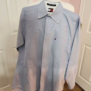 Tommy Hilfiger Men's Blue Dress Shirt